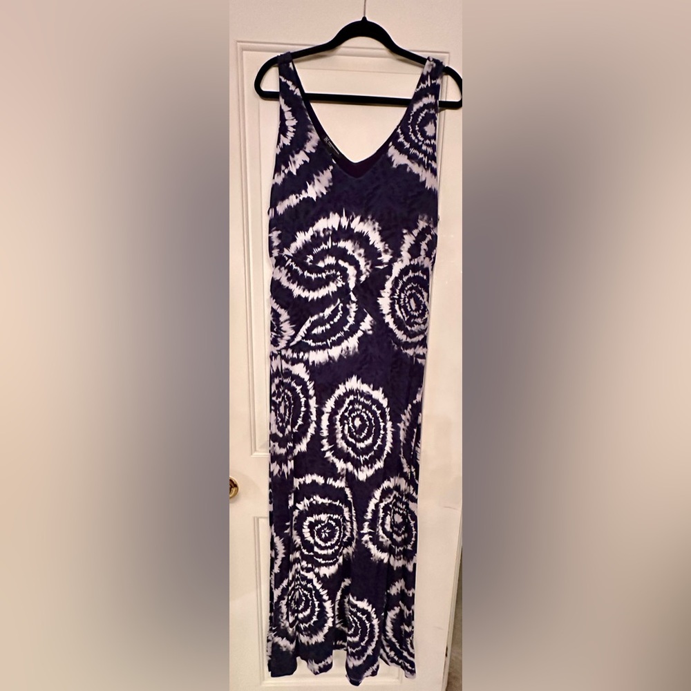 INC International Concepts Navy and White Dress